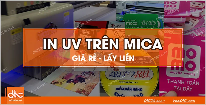 In UV trên mica giá rẻ