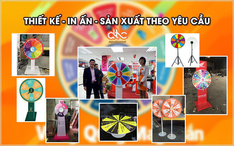 Xưởng sản xuất vòng quay may mắn tại TPHCM Xưởng sản xuất vòng quay may mắn tại TPHCM