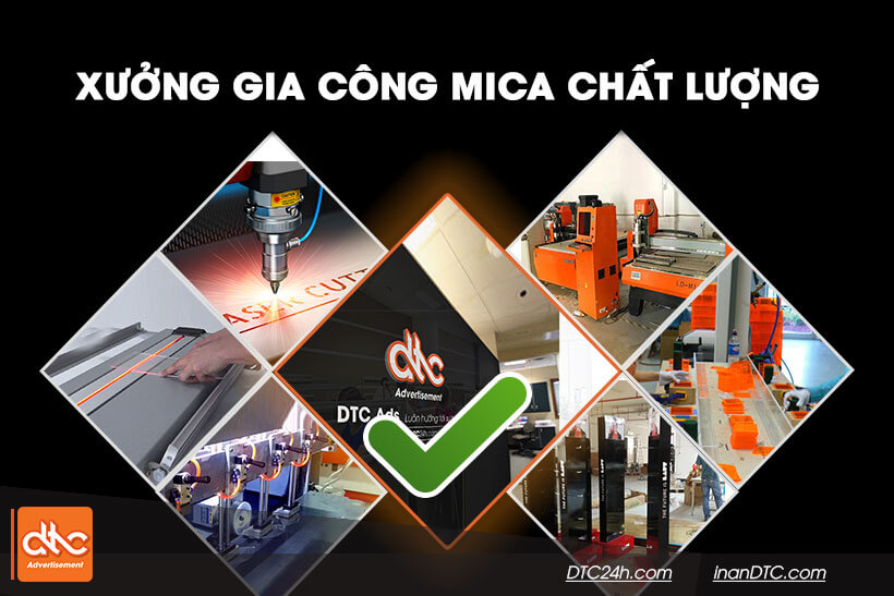 DTC Ads là xưởng sản xuất gia công menu mica uy tín và chất lượng